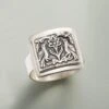 Silver Tapestry Ring