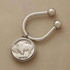 Vintage Buffalo Nickel Key Fob