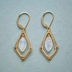 Through The Moonstone Earrings