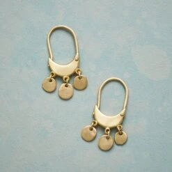Dangling Disks Earrings
